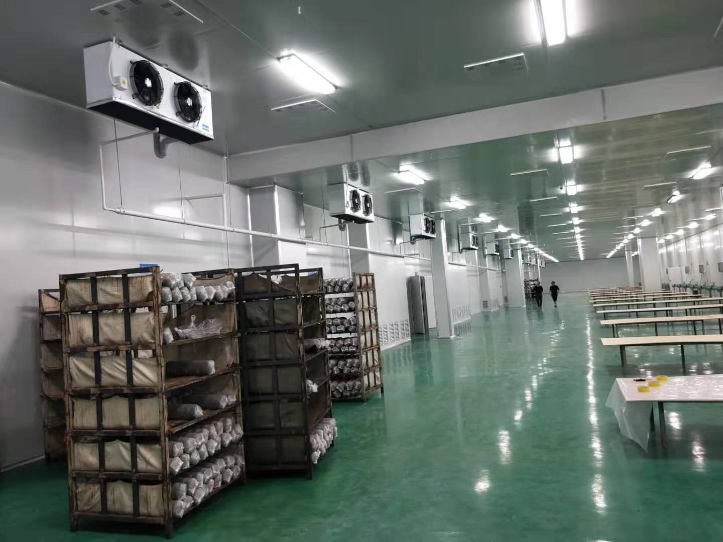 冷库安装施工现场